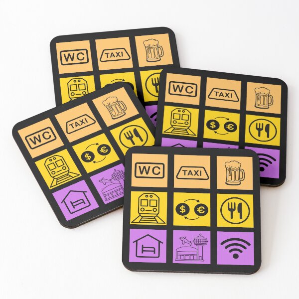 Item preview, Tourist Travel Icons for Easy Communication Abroad designed and sold by DiySystem.
