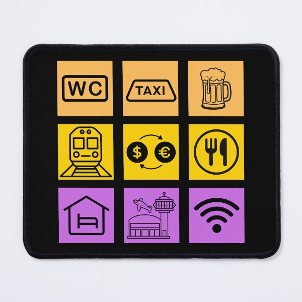 Item preview, Tourist Travel Icons for Easy Communication Abroad designed and sold by DiySystem.