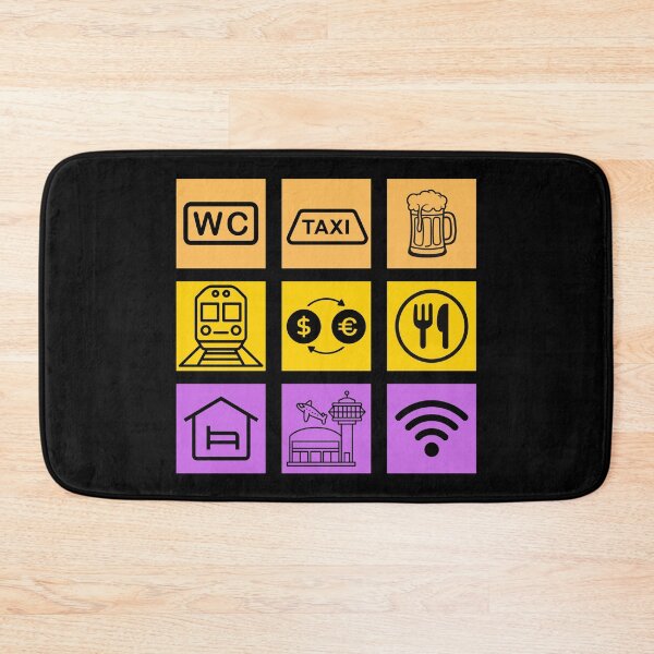 Item preview, Tourist Travel Icons for Easy Communication Abroad designed and sold by DiySystem.