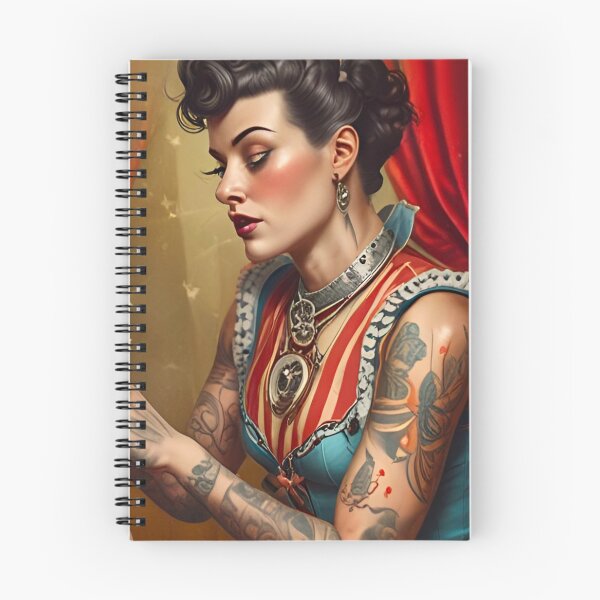 Item preview, Circus Sideshow Pinup  designed and sold by MatrixTattoo.