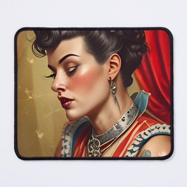 Item preview, Circus Sideshow Pinup  designed and sold by MatrixTattoo.