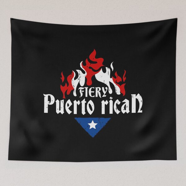 Item preview, FIERY PUERTO RICAN - Red, White, Blue - Star - Boricua designed and sold by Darling DeDe.