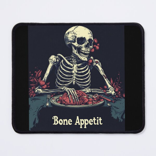 Item preview, Bone Appetit Halloween Skeleton designed and sold by StylishShirtsMk.