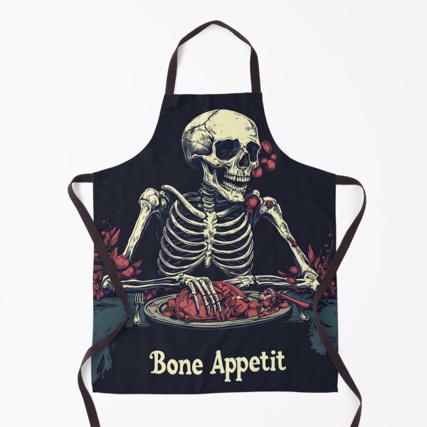 Item preview, Bone Appetit Halloween Skeleton designed and sold by StylishShirtsMk.