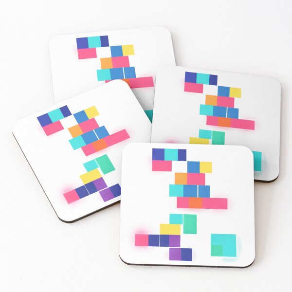 Item preview, Colorful Abstract Chart with Vibrant Geometric Squares Design designed and sold by rajasekhark.