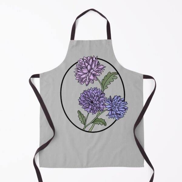 Item preview, Chrysanthemums - Purple designed and sold by silpa-sketches.