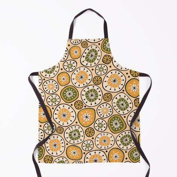 Item preview, Hand Drawn Mid Century Disks in Harvest Orange and Avocado designed and sold by schorrnuff.