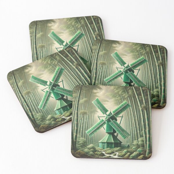 Item preview, Enchanted Bamboo Forest Mill designed and sold by ZenOfAIarts.