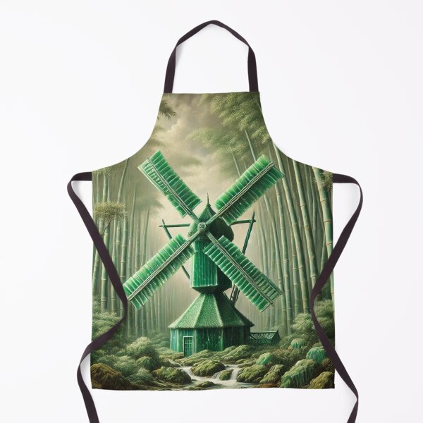 Item preview, Enchanted Bamboo Forest Mill designed and sold by ZenOfAIarts.