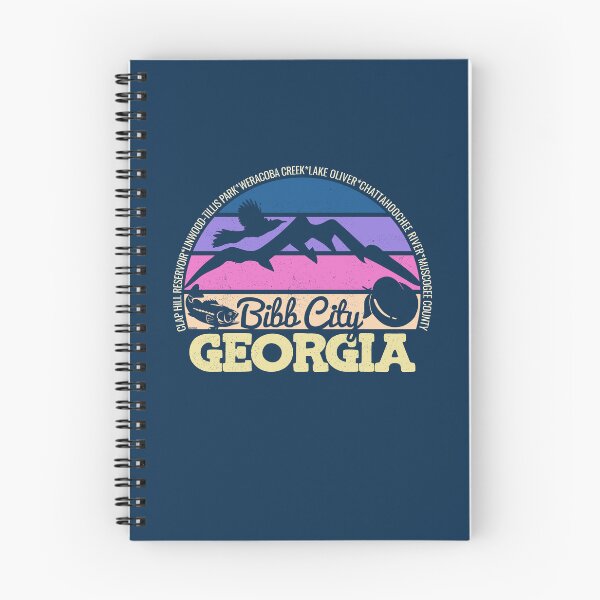 Item preview, Bibb City Georgia Sunset Retro Vintage Local Pride Logo designed and sold by CRHPOD20.