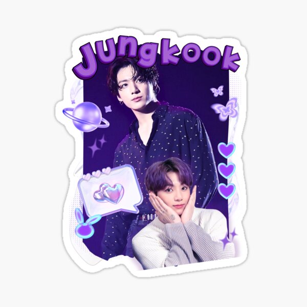 Artikel-Vorschau von Jungkook-Collage: Markantes Schwarz-Weiß-Porträt, designt und verkauft von AJUNICE STUDIO.