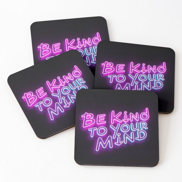 Item preview, Be Kind to Your Mind – Inspirational Hand-Lettering Design designed and sold by hjian8219.