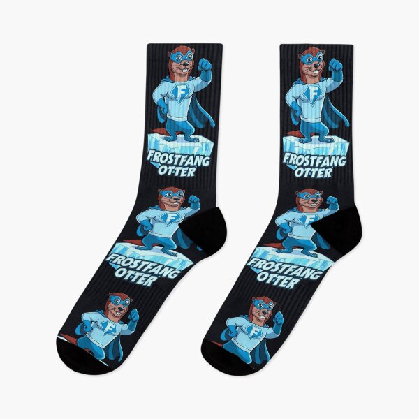 Item preview, Frostfang Otter A Cool Icy Superhero designed and sold by TheArtOfPat.