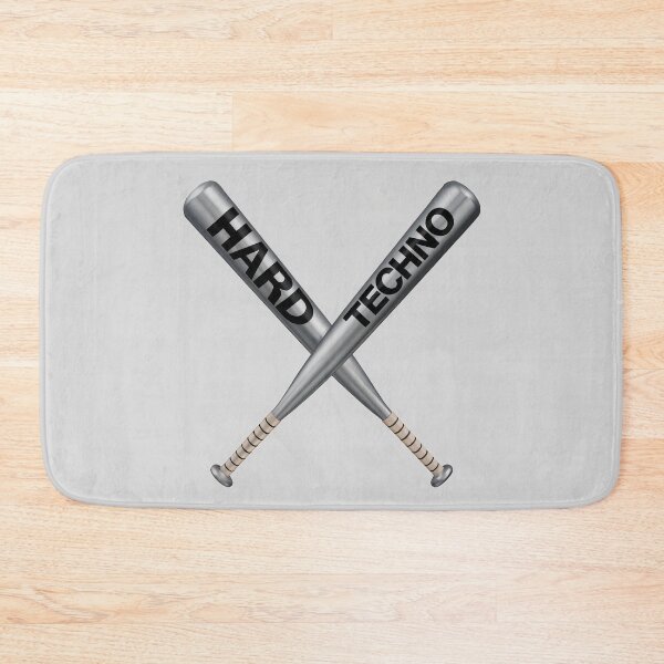 Item preview, "Hard Techno" Crossed Baseball Bats  – Techno Music Design designed and sold by paulo silveira.
