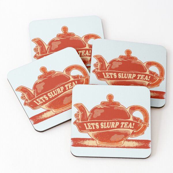 Item preview, Drinking tea together Let's slurp tea designed and sold by piedaydesigns.