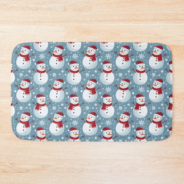 Item preview, Retro Christmas Snowman Pattern designed and sold by ArtFactoryAI.
