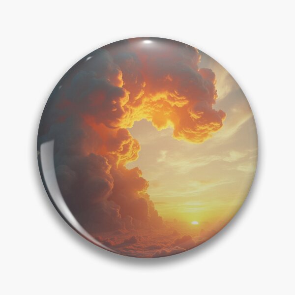 Item preview, Cloud burst at sunset designed and sold by Rompecabezas.