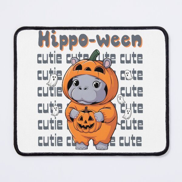 Item preview, Spooky Cute Hippo Halloween in Costume – Ideal for Animal Lovers designed and sold by EwaVerse.