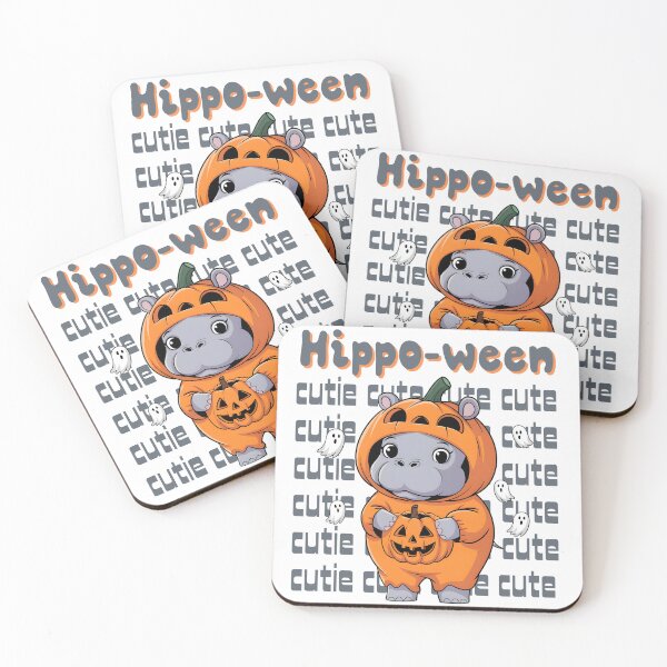 Item preview, Spooky Cute Hippo Halloween in Costume – Ideal for Animal Lovers designed and sold by EwaVerse.