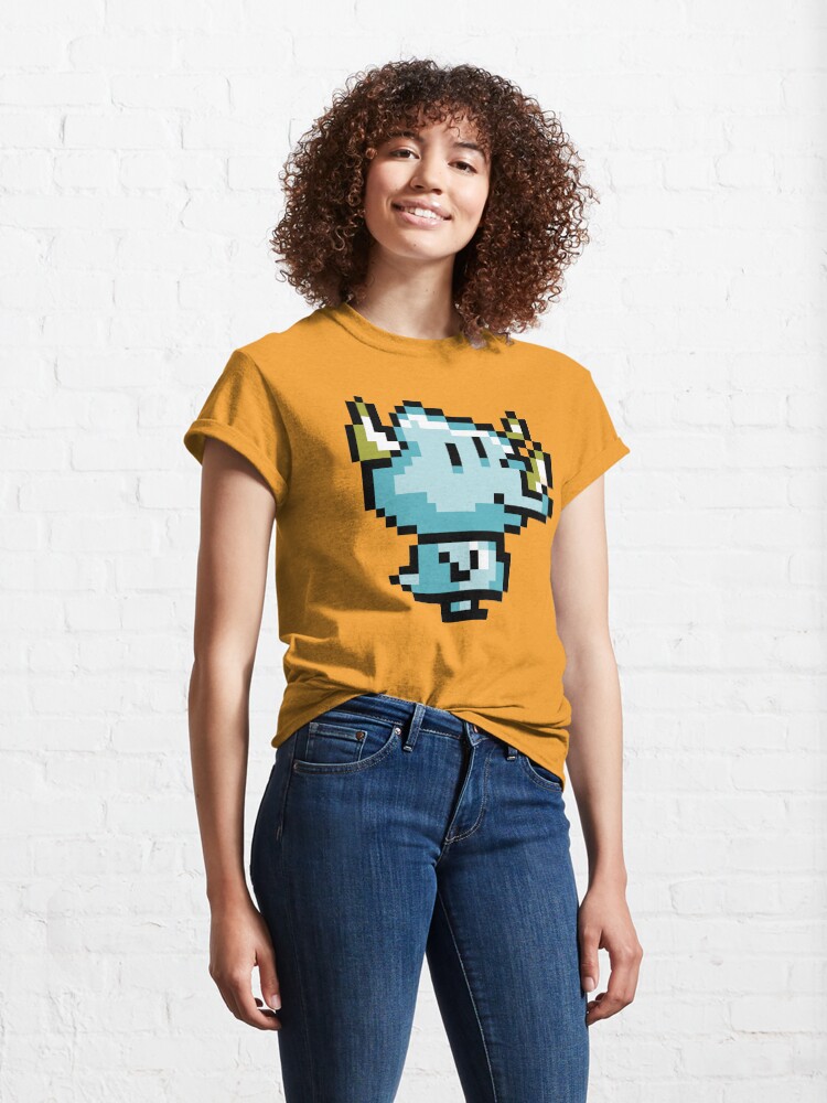 Alternate view of 8-Bit Doug the Dinosaur Classic T-Shirt
