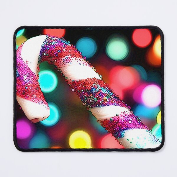 Item preview, glitter candy cane 2024 tileartwork designed and sold by tileartwork.
