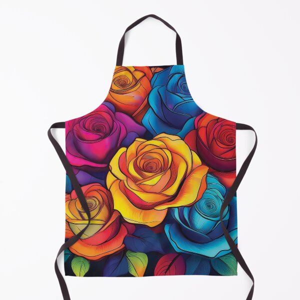 Item preview, A bouquet of roses in a dazzling array of colors design. designed and sold by HEMRO.