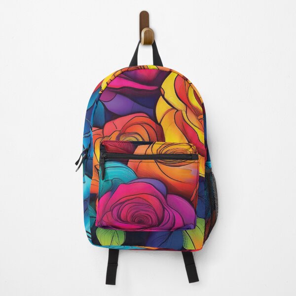 Item preview, A bouquet of roses in a dazzling array of colors design. designed and sold by HEMRO.