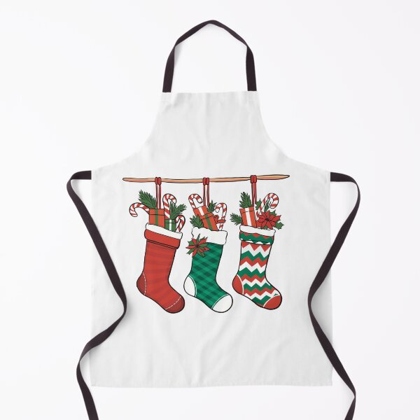 Item preview, Festive Stockings Brimming with Christmas Cheer designed and sold by MJ ART.