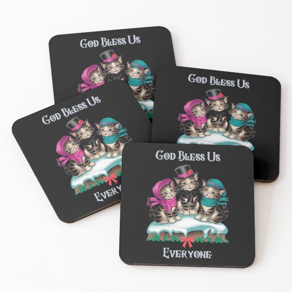 Item preview, God Bless Us Everyone Cat Christmas designed and sold by Crazy Before Cats.