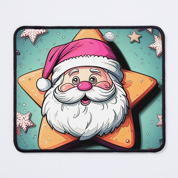 Item preview, star santa 2024 tileartwork designed and sold by tileartwork.