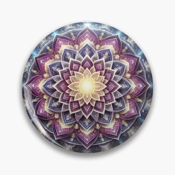 Item preview, Crown Chakra Activation Mandala - Unlock Divine Connection and Spiritual Enlightenment designed and sold by Te-Ane.
