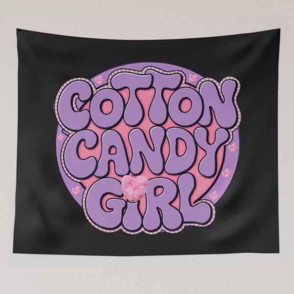 Item preview, Cotton Candy Girl: Sweet And Fun Retro Art designed and sold by elynne9.