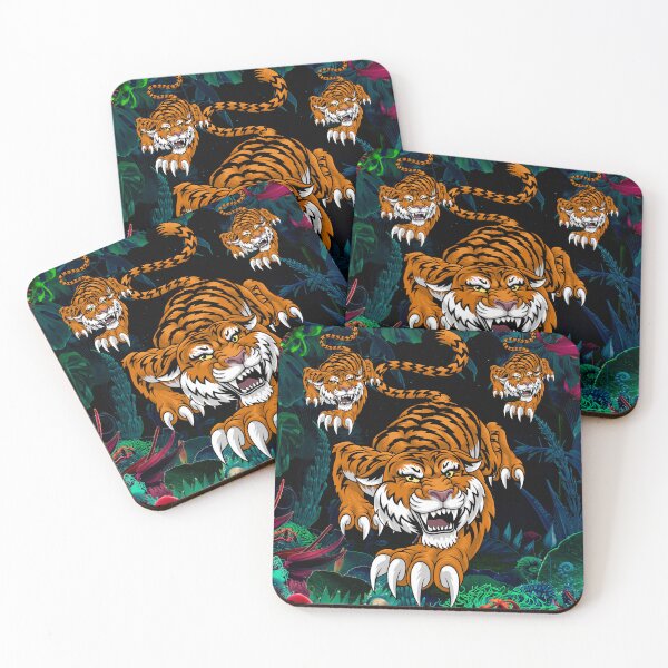 Item preview, TIGER GRAPHIC TRI-TIGER DESIGN  designed and sold by OnlineTshirtMan.