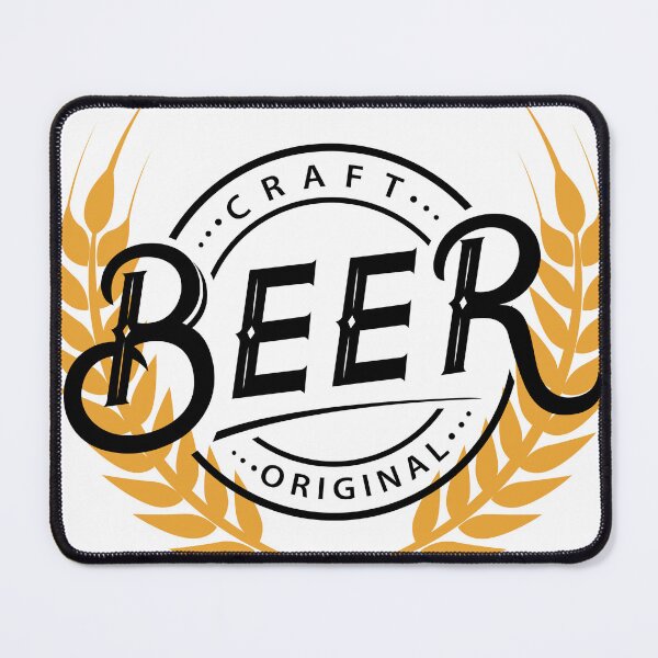 Item preview, Craft Beer and Barley designed and sold by NicMacTees.