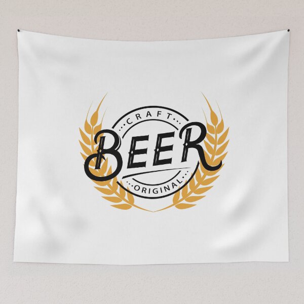 Item preview, Craft Beer and Barley designed and sold by NicMacTees.