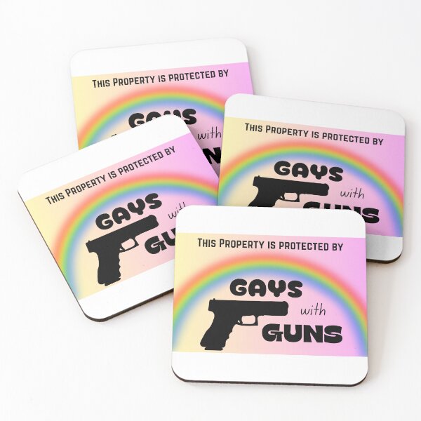 Item preview, This House Protected by Gays with Guns designed and sold by Bostonboi1791.