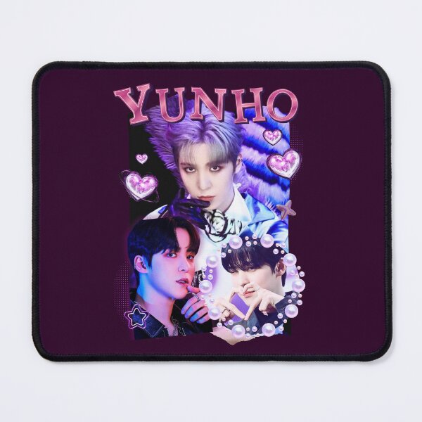 Item preview, Yunho Collage: Bold Black and White Portrait designed and sold by AJUNICE STUDIO.