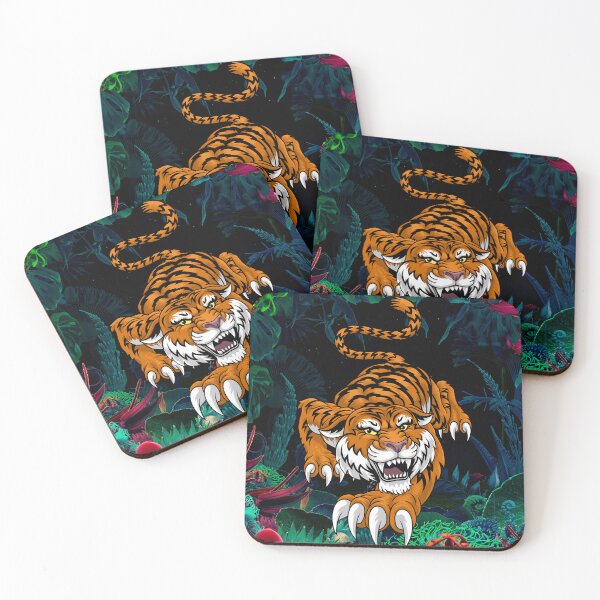 Item preview, TIGER GRAPHIC CROUCHING TIGER DESIGN  designed and sold by OnlineTshirtMan.