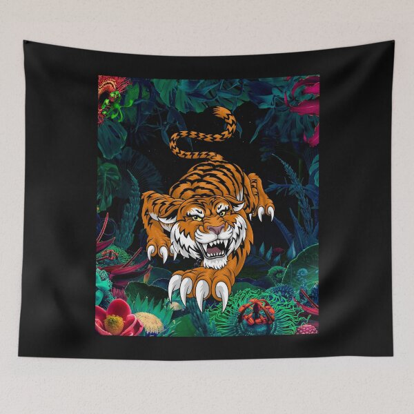Item preview, TIGER GRAPHIC CROUCHING TIGER DESIGN  designed and sold by OnlineTshirtMan.