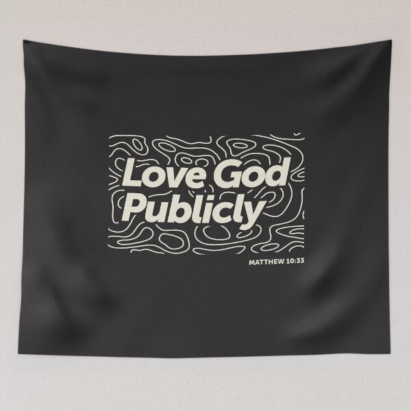 Item preview, Love God Publicly - Matthew 10:33 | Christian Quote designed and sold by cidolopez.