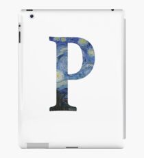 Starry Night Alphabet - P iPad Case/Skin