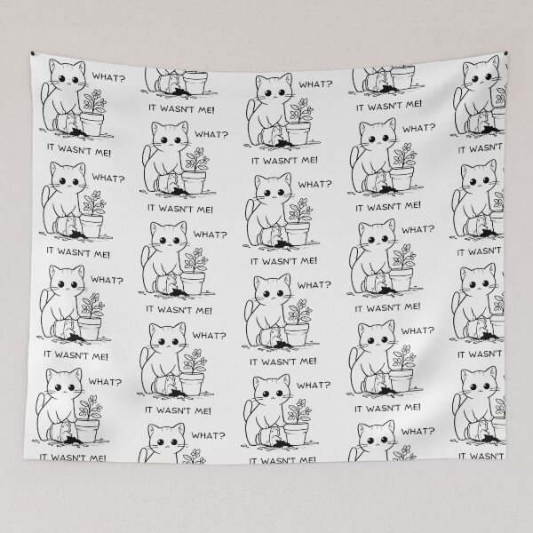Item preview, Cat Doodle - It wasn't me! designed and sold by DaniMalilana.