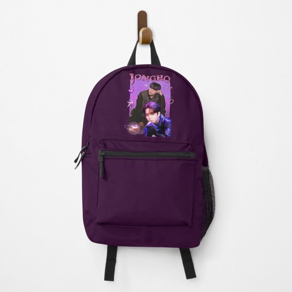 Item preview, Jongho Collage: Bold Purple ATEEZ Design designed and sold by AJUNICE STUDIO.
