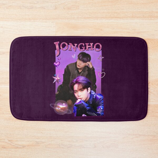 Item preview, Jongho Collage: Bold Purple ATEEZ Design designed and sold by AJUNICE STUDIO.