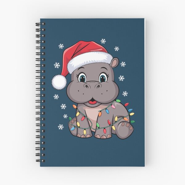 Artikelvorschau, Moo Deng Baby Nilpferd Frohe Weihnachten entworfen und verkauft von NosandEdgy.