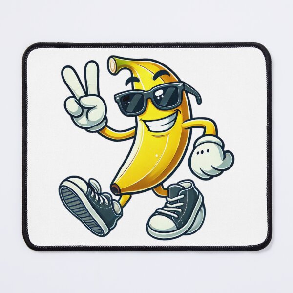 Item preview, Cool Banana Cartoon with Sunglasses and Sneakers designed and sold by Little Care Studio.