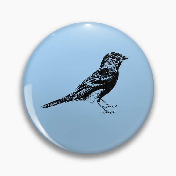 Item preview, Alder Flycatcher Black Design designed and sold by designsasstultd.