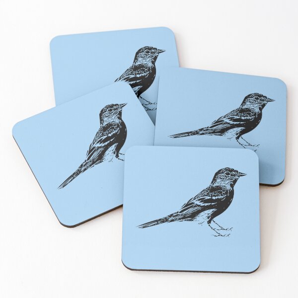 Item preview, Alder Flycatcher Black Design  designed and sold by designsasstultd.