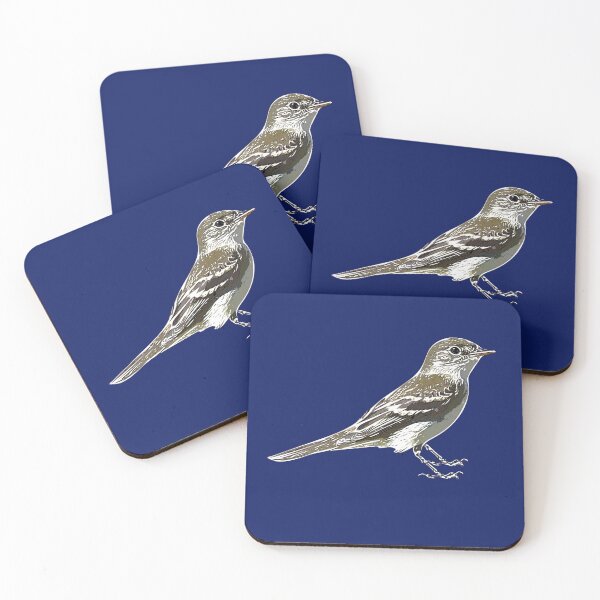 Item preview, Alder Flycatcher White Alternate Design  designed and sold by designsasstultd.