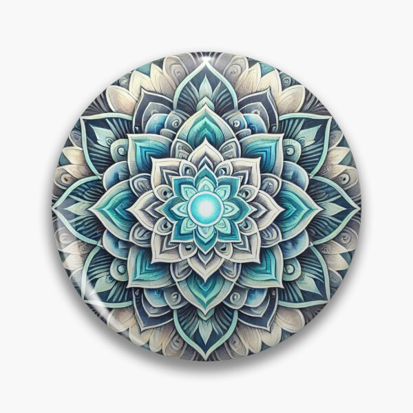 Item preview, Throat Chakra Activation Mandala - Empower Your Voice and Truth designed and sold by Te-Ane.